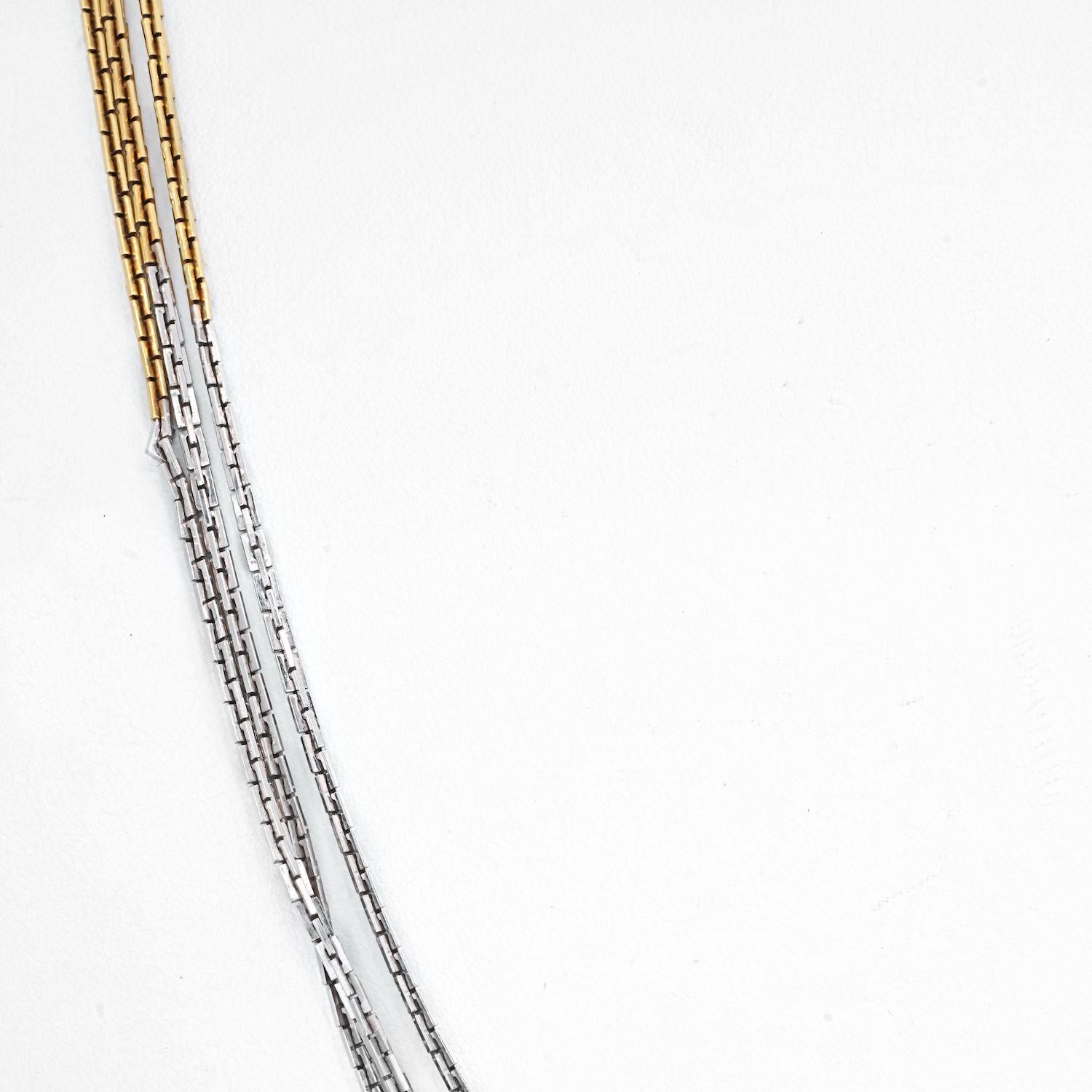 single string diamond necklace