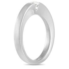 Cartier 18K White Gold 0.21 Ct Diamond Solitaire Ring