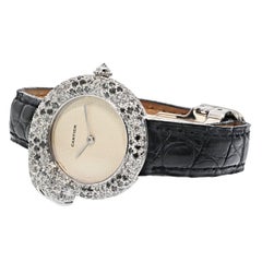 Cartier 18K White Gold 28mm Panthere 1925 2323 Ladies Watch