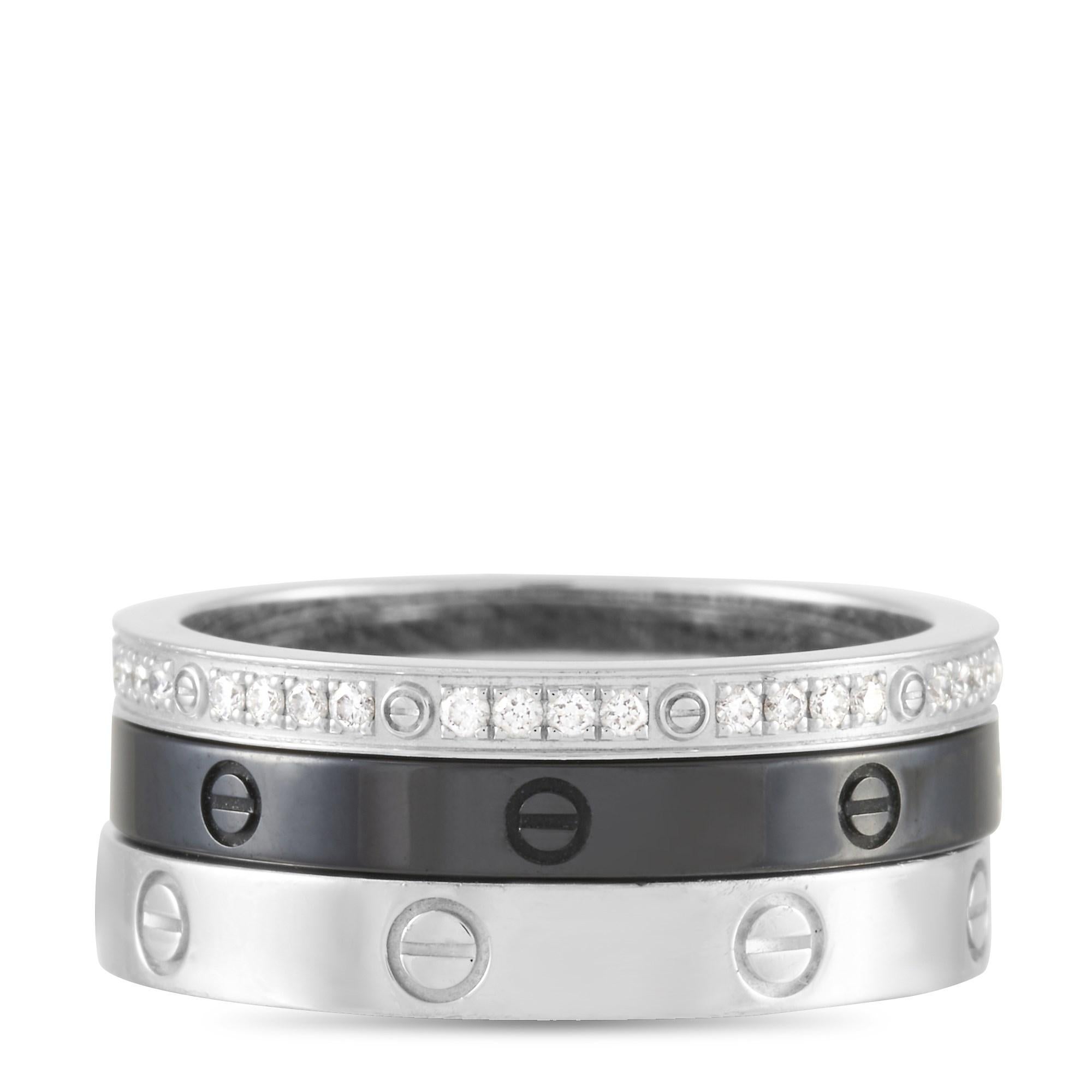 cartier ceramic ring