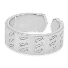 Cartier 18K White Gold C2 Ring