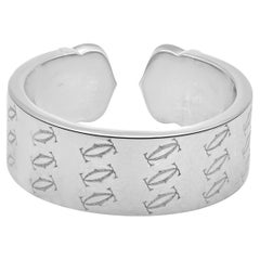 Cartier 18K White Gold C2 Ring