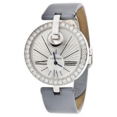 Cartier Montre pour femmes Captive 35 mm à cadran rond en or blanc 18 carats