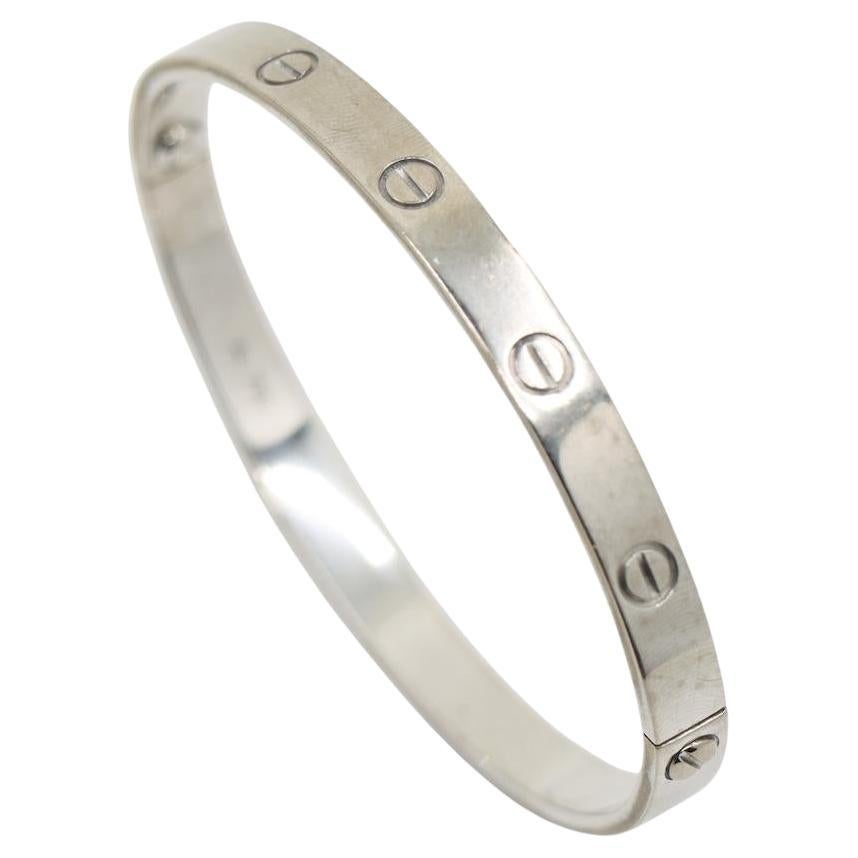 What is Cartier white gold made of?