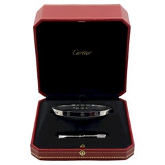 Cartier 18K White Gold Classic Model LOVE Bracelet