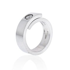 Cartier 18K White Gold Diamond Anniversary Band Ring