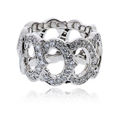 Anillo Cartier C De Cartier de diamantes en oro blanco de 18 quilates EU 52 US 6