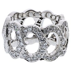 Anillo Cartier C De Cartier de diamantes en oro blanco de 18 quilates EU 52 US 6