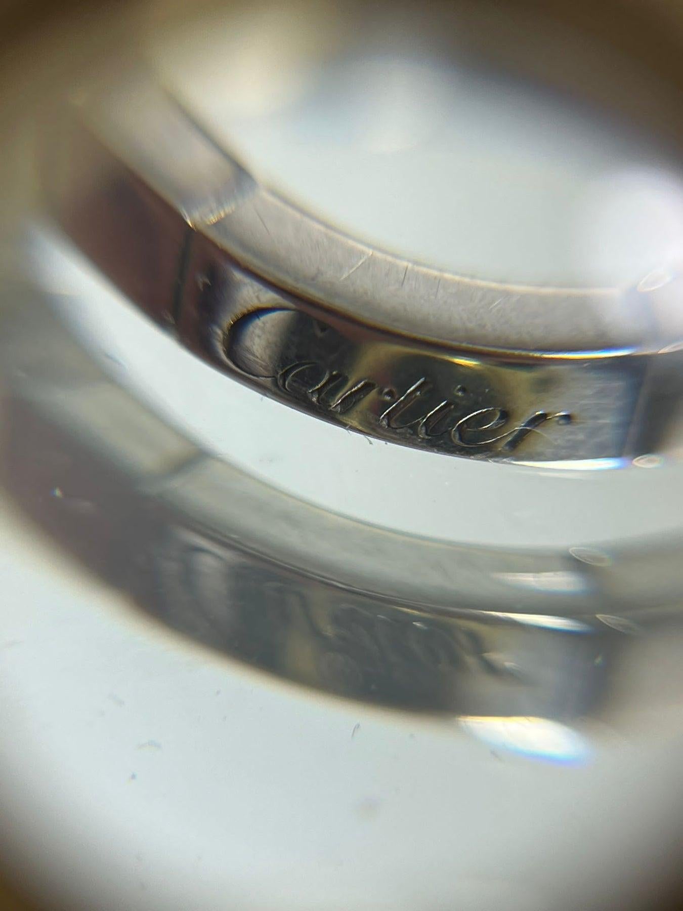 De las mujeres Anillo Cartier Lanieres Oro Blanco 18K y Diamantes en venta