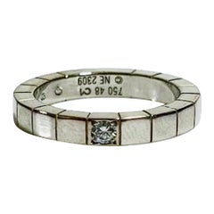 Anillo Cartier Lanieres Oro Blanco 18K y Diamantes