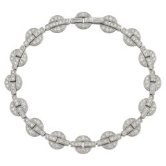 Cartier 18K White Gold Diamond Tennis Bracelet, 4.25 Carats