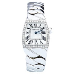 Cartier 18k White Gold Diamonds La Dona De Cartier Women's Wristwatch 22 mm