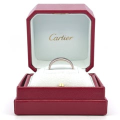 Cartier 18k White Gold Happy Birthday Ring