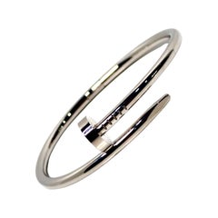 Cartier 18k White Gold Juste Un Clou Bracelet