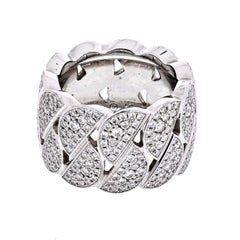 Cartier 18K White Gold La Dona Diamond EU 51 Ring