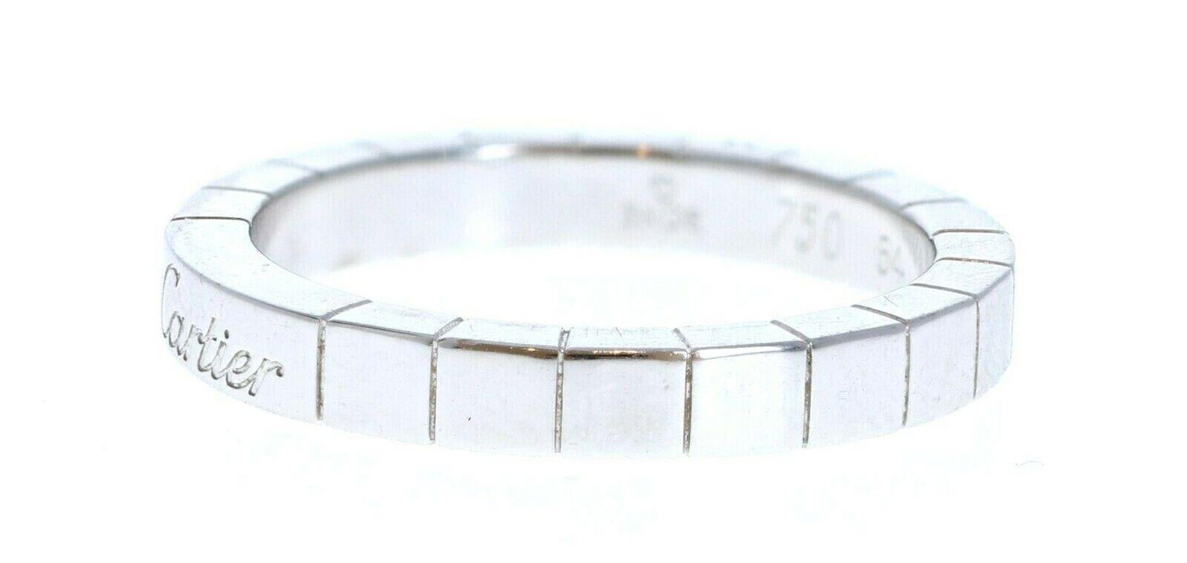 Cartier 18k White Gold Lanières Band 6.3g Size 54


For sale is a cartier Lanieres ring 
The ring is a size 54 US size 7
 Perfect worn day or night.
 Get this stunning ring now!



Metal: 18k White gold
     
Hallmark: Cartier 750 54 'serial