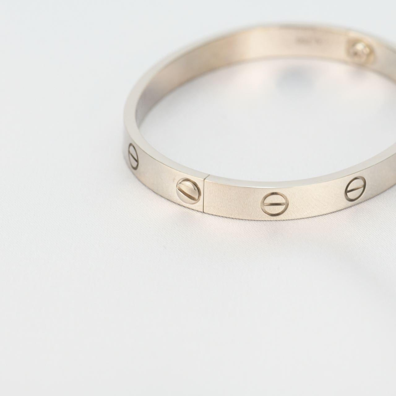 Cartier: 18 Karat Weigold Love-Armband, Gre 16 2