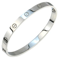 Cartier: 18 Karat Weigold Love-Armband, Gre 16