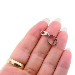 Cartier 18k White Gold LOVE Diamond Oval Charm Pendant