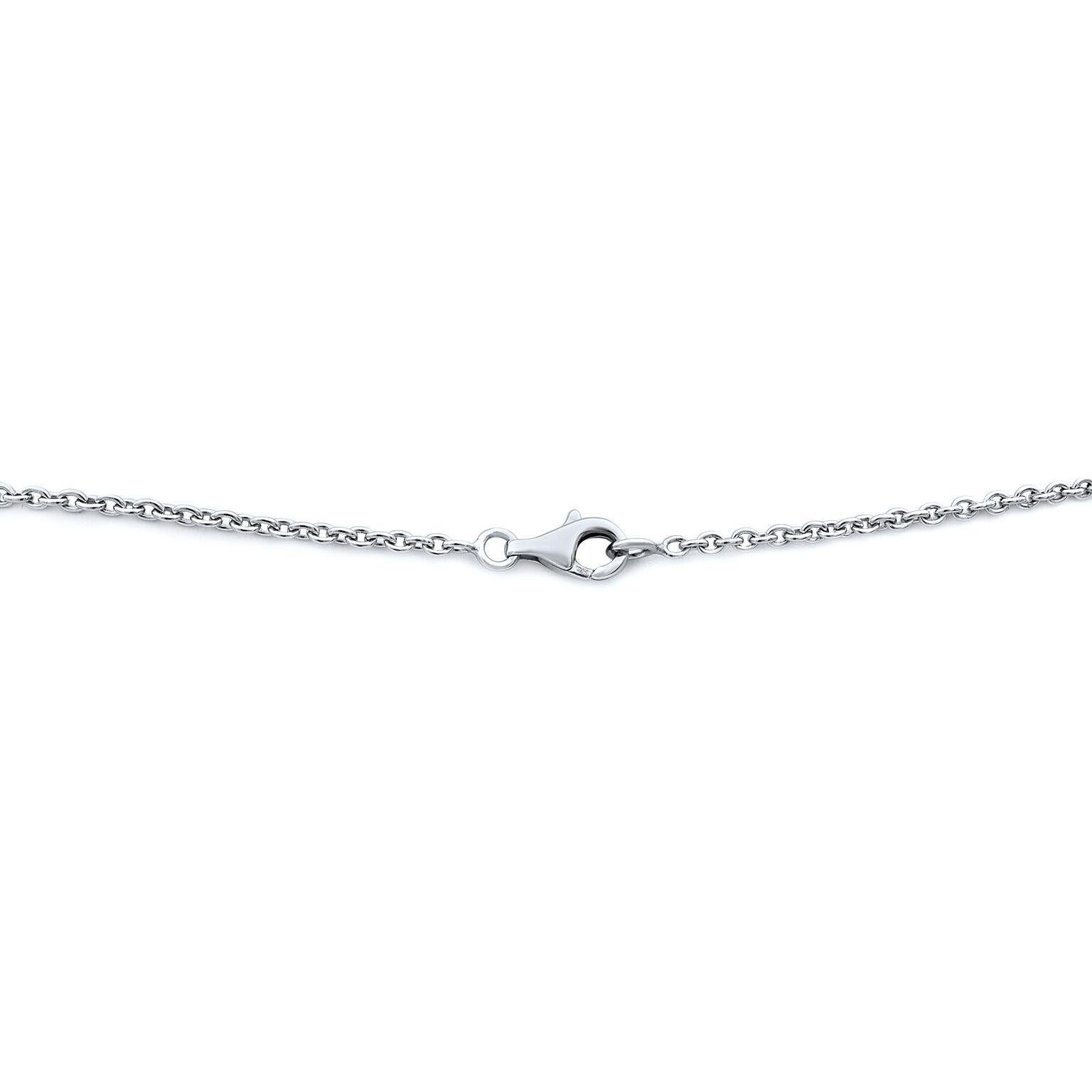 Women's Cartier 18 Karat White Gold Love Necklace