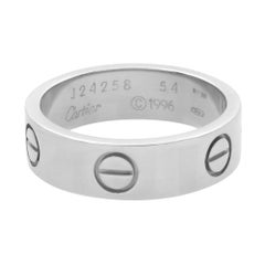 Cartier 18K White Gold Love Ring