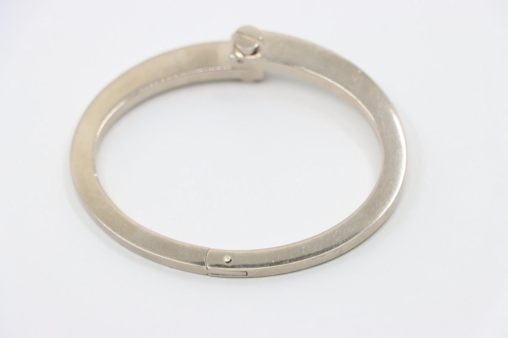 Cartier 18K White Gold  Menotte Bracelet 2
