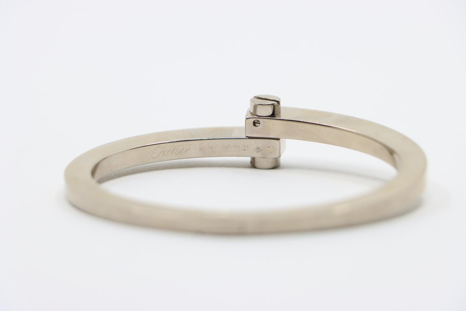 Cartier 18K White Gold  Menotte Bracelet 4