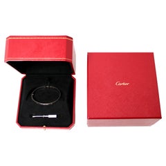 Cartier 18k White Gold Mini Love Bracelet