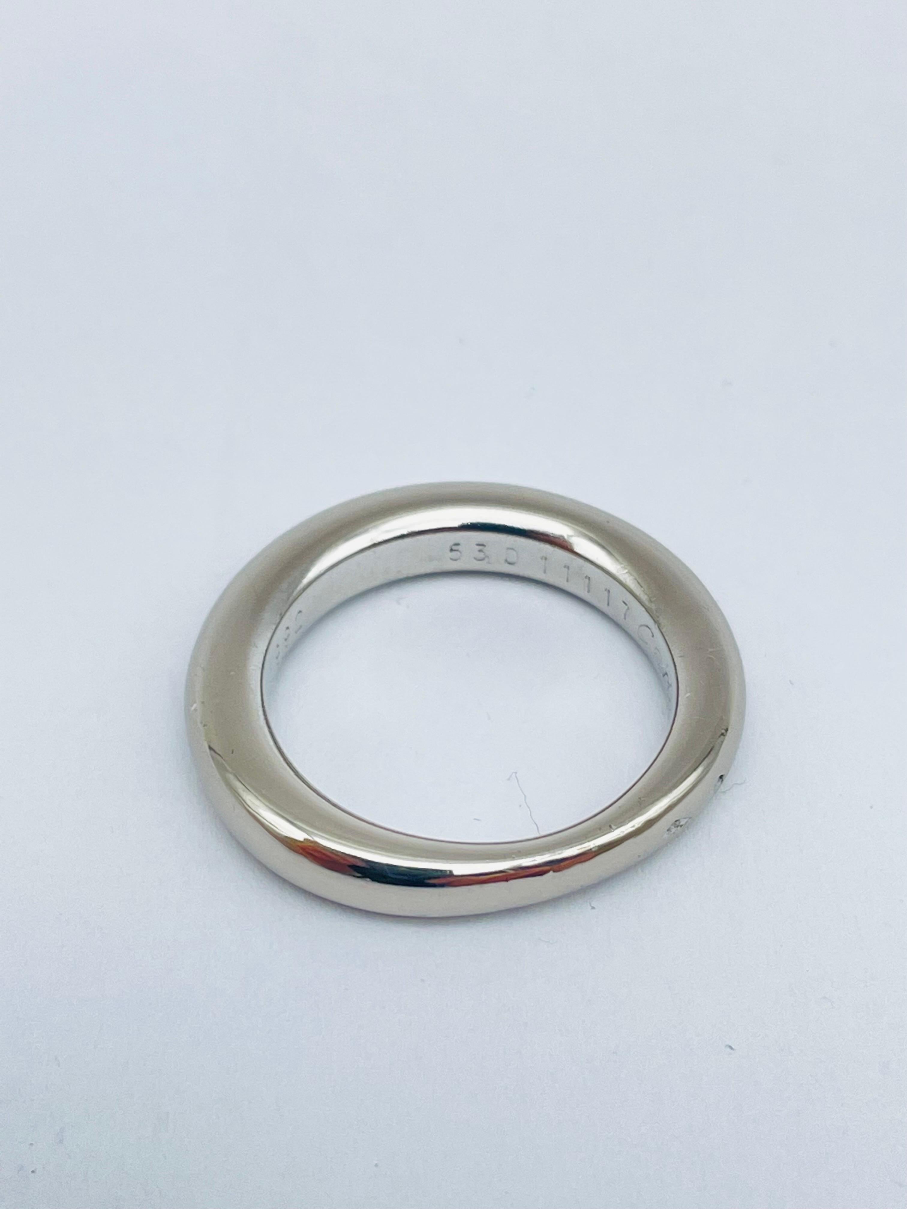 Cartier 18k White Gold Ring In Good Condition For Sale In Berlin, BE