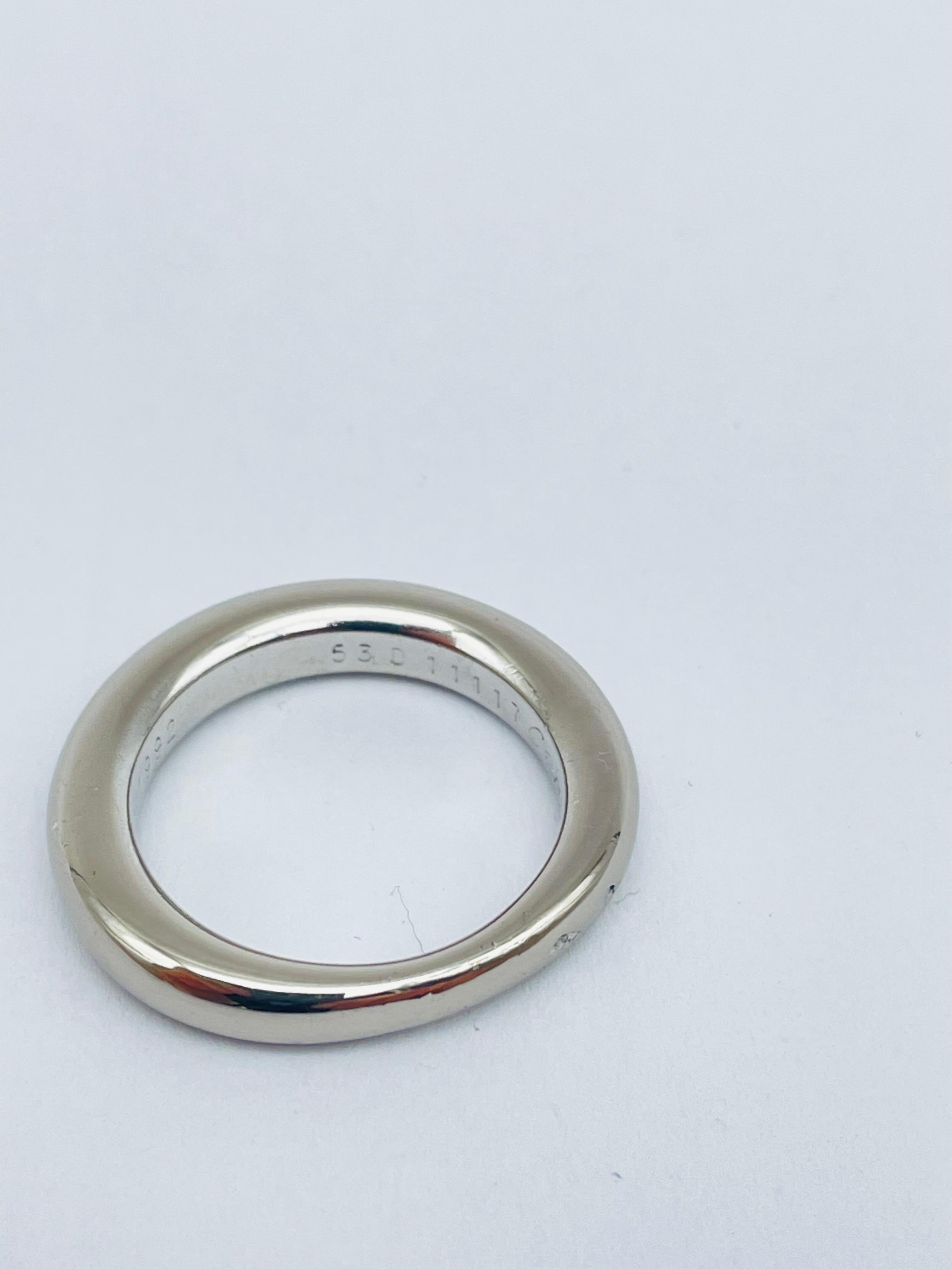 Cartier 18k White Gold Ring For Sale 3