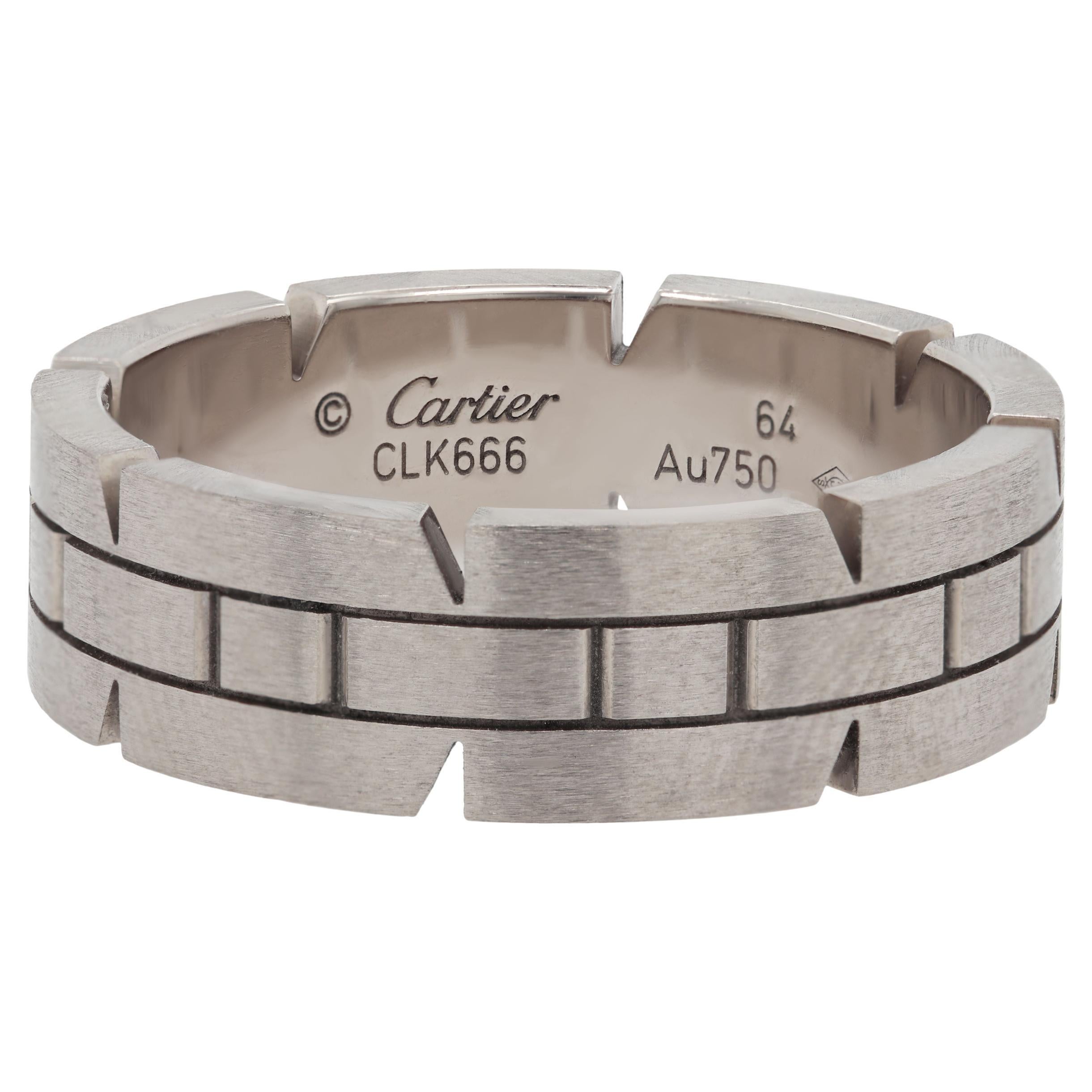 Cartier 18K White Gold Ring