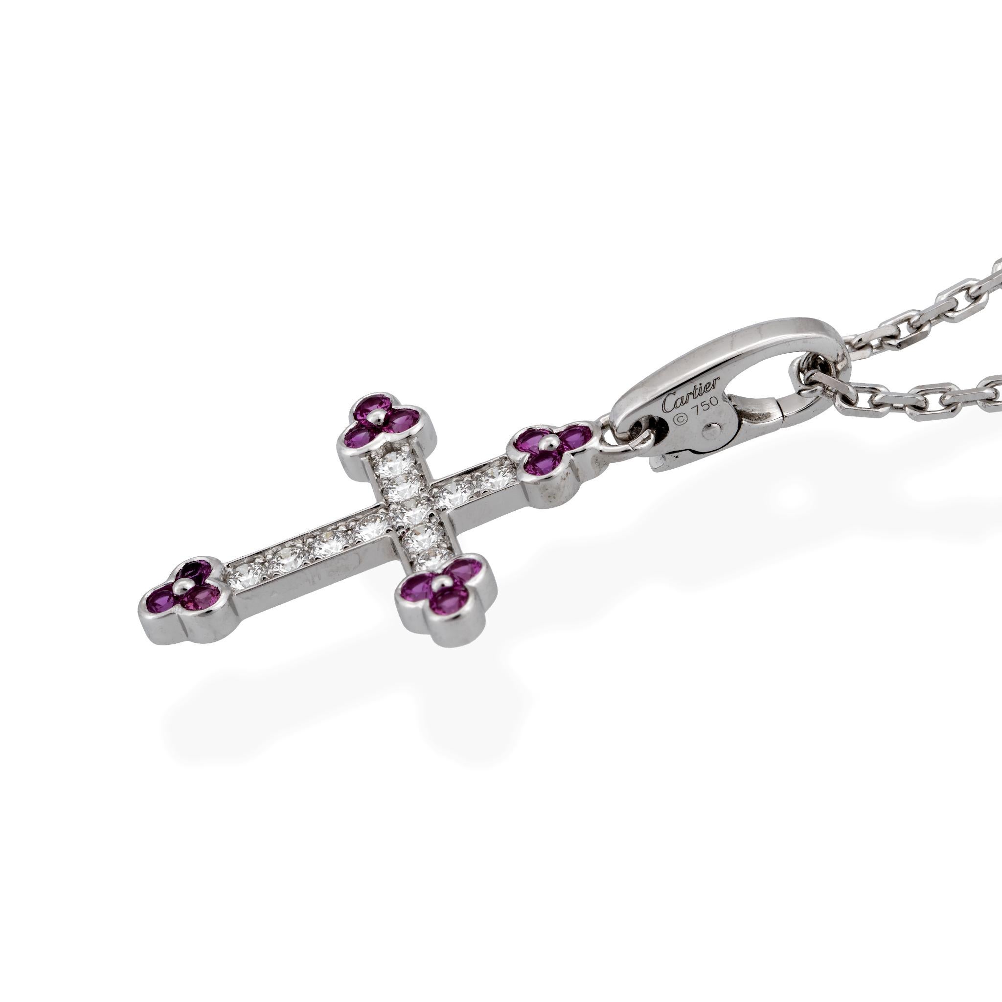 METAL TYPE: 18K White Gold
STONE WEIGHT: 0.22ct twd
TOTAL WEIGHT: 7.9g
NECKLACE LENGTH: 16