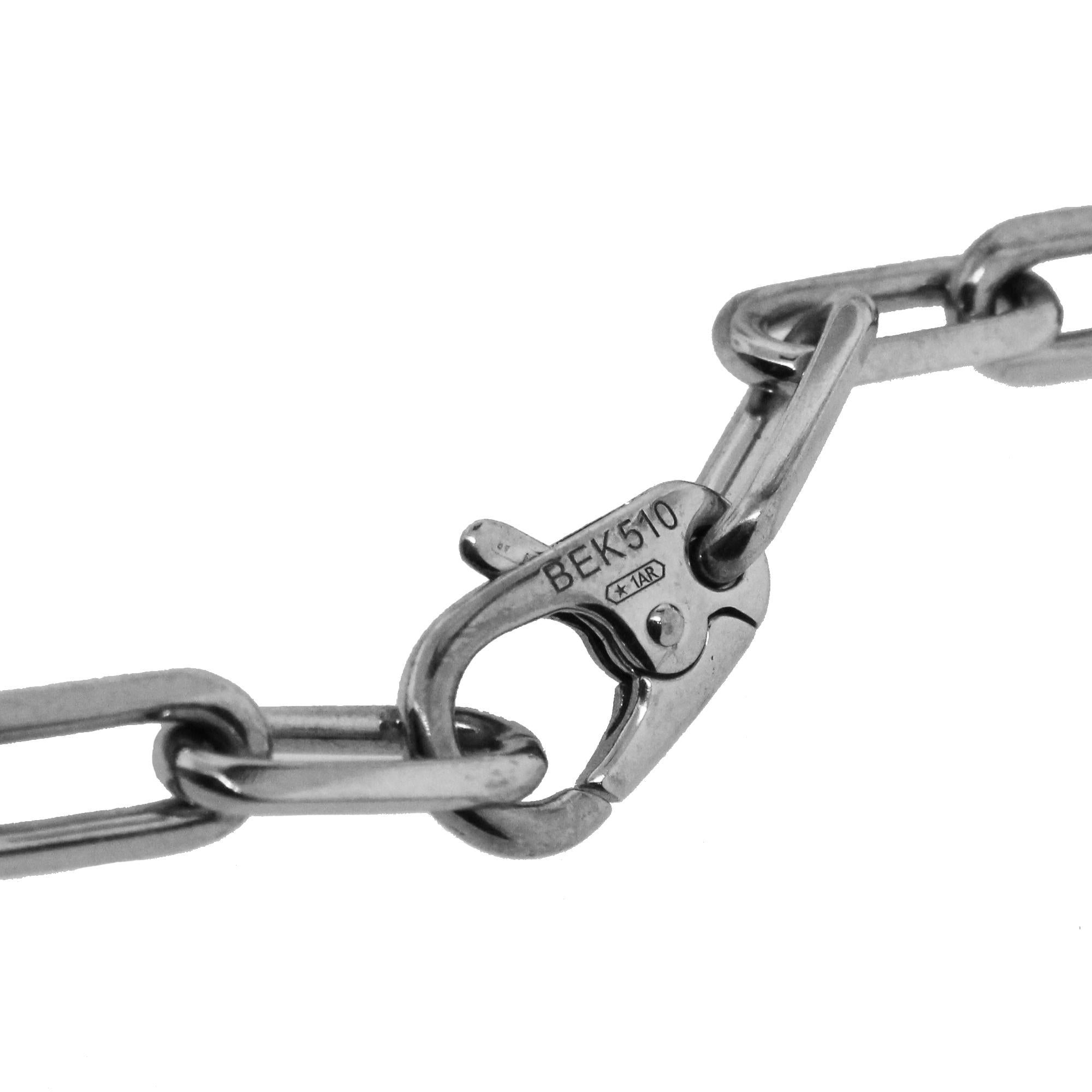 santos de cartier bracelet white gold
