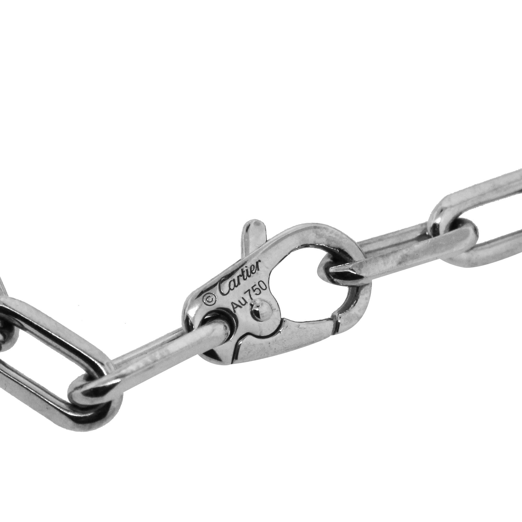 cartier santos bracelet white gold