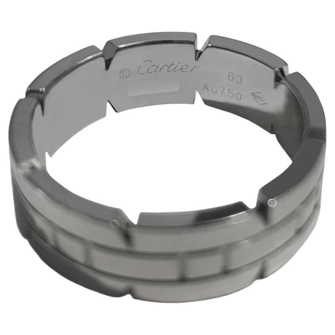 Cartier Tank Francaise Enamel White Gold Ring at 1stDibs | cartier tank ...