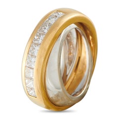 Cartier 18K Yellow and White Gold 1.20ct Diamond Ring CA10-042726