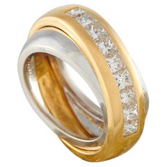 Cartier 18K Yellow and White Gold 1.20ct Diamond Ring CA10-042726