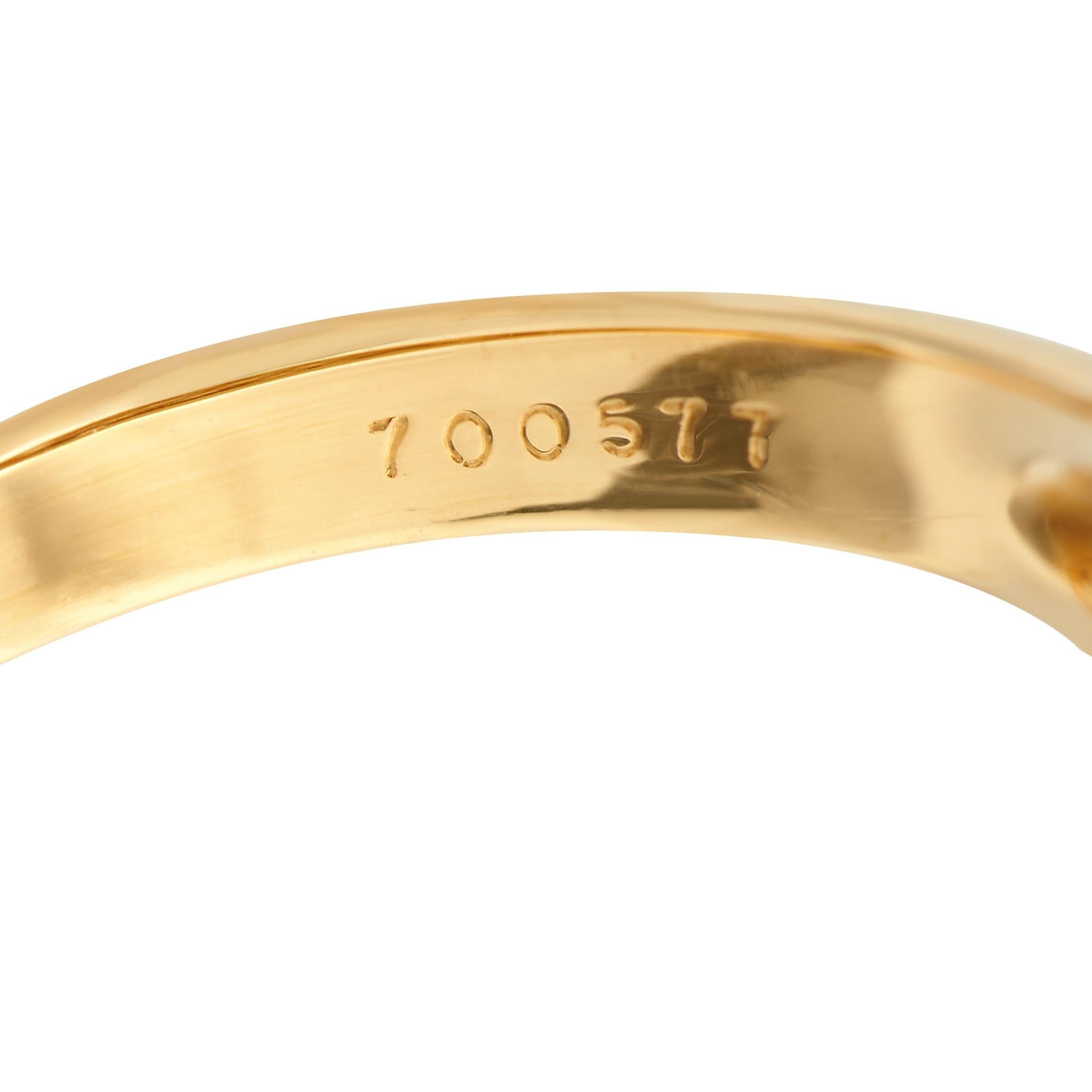 Cartier Verlobungsring, 18 Karat Gelbgold 1,0 Karat Diamant Marquise Pave Damen