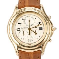 Cartier 18k Yellow Gold 150th Anniversary Edition Cougar Chronograph Wristwatch