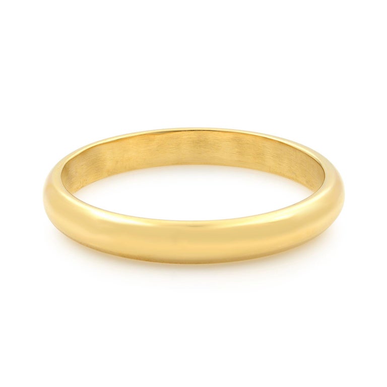 Cartier 18 Karat Yellow Gold 1895 Men�s Wedding Band For