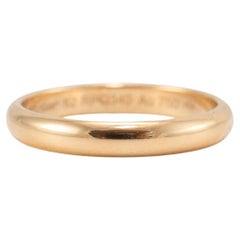 Cartier 18 Karat Gelbgold 1895 Ehering