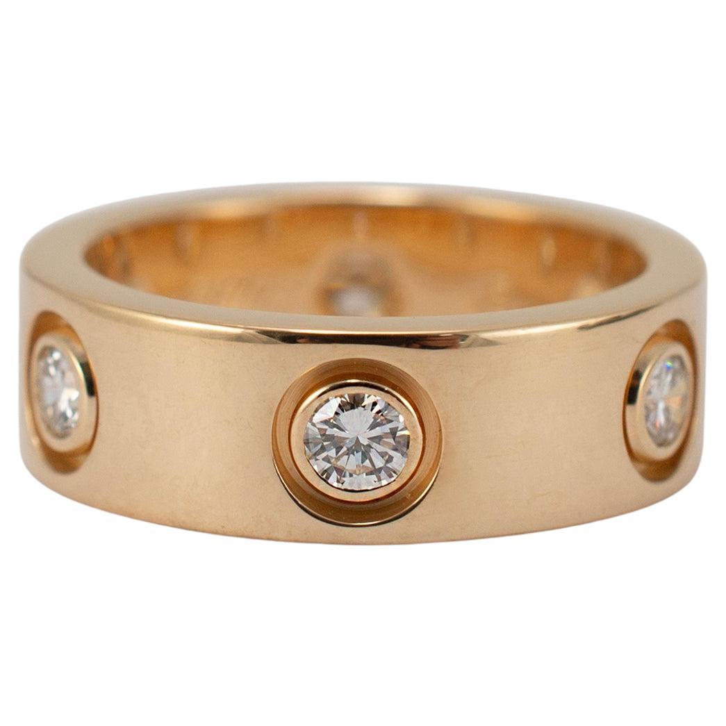 Cartier 6 Diamond Love Ring - 22 For Sale on 1stDibs Cartier 6 Diamond Love Ring - 22 For Sale on 1stDibs
