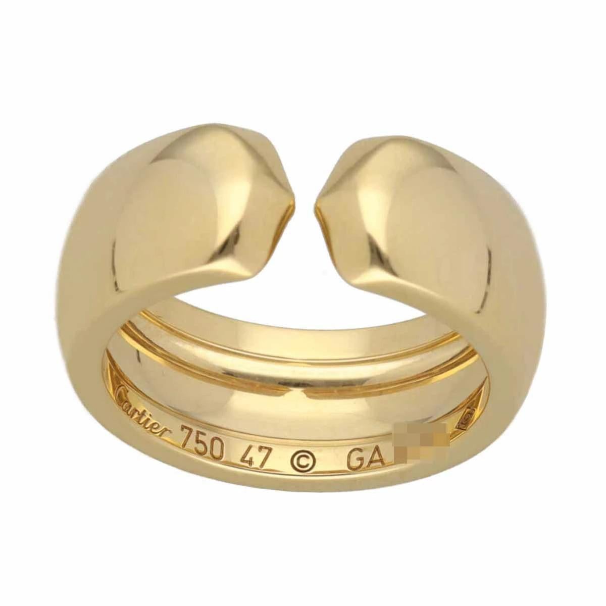 ■Product Number: 25040207
■Brand: Cartier
■Product Name: Absolute Double C Ring
■Model Number: -
■Material: 750 K18 Yellow Gold
■Weight: Approx. 7.9g
■Ring Size: EU:47 / USA:4.25（Approx)
■Width: Approx. 6.93mm / 0.27inch
■Accessories: Cartier