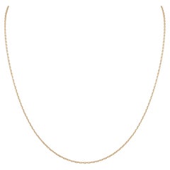 Cartier 18K Yellow Gold Adjustable Chain Necklace