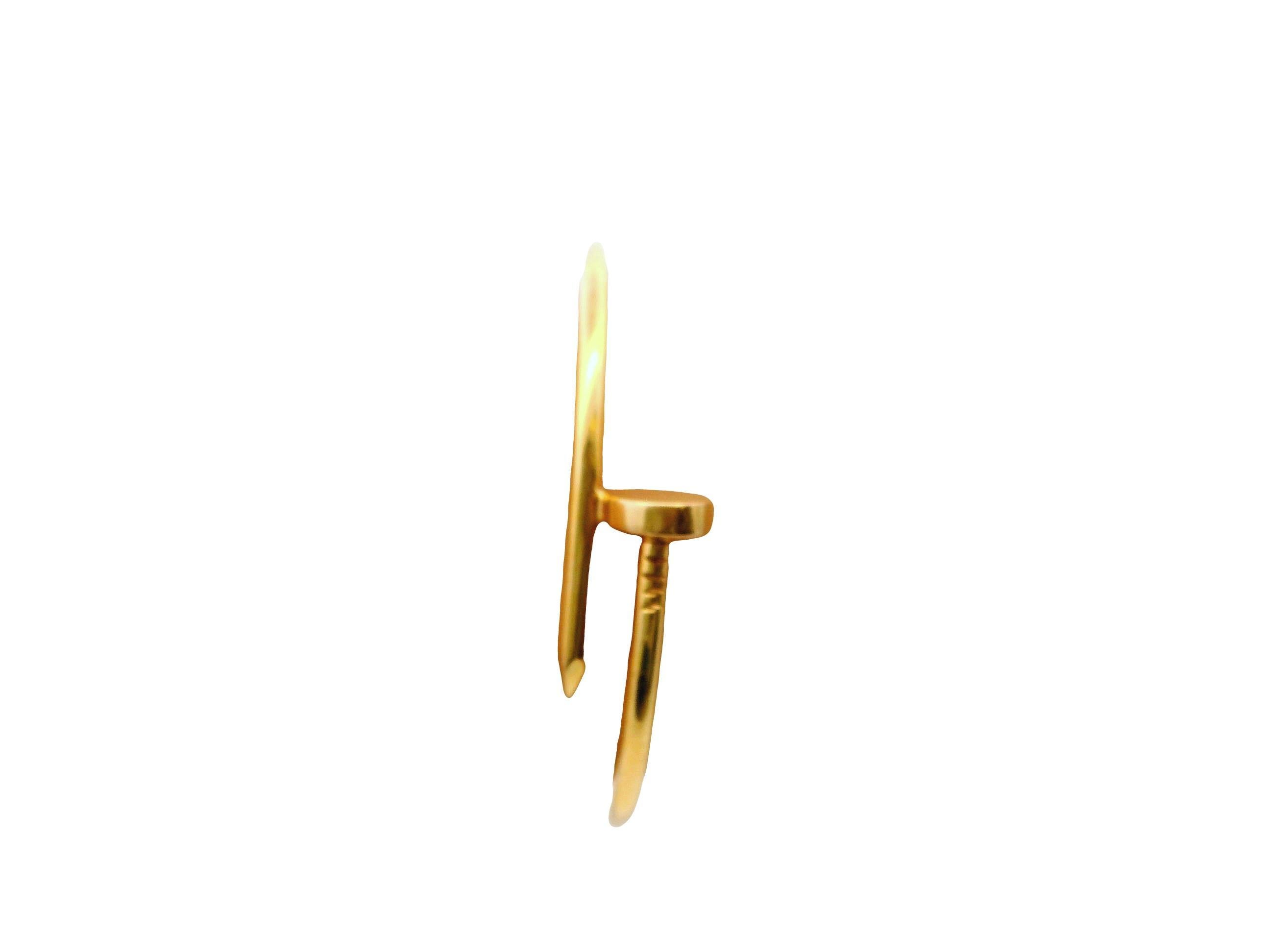 Cartier 18k Oro Amarillo Aldo Cipullo Cartier Uña Pulsera brazalete en venta 2