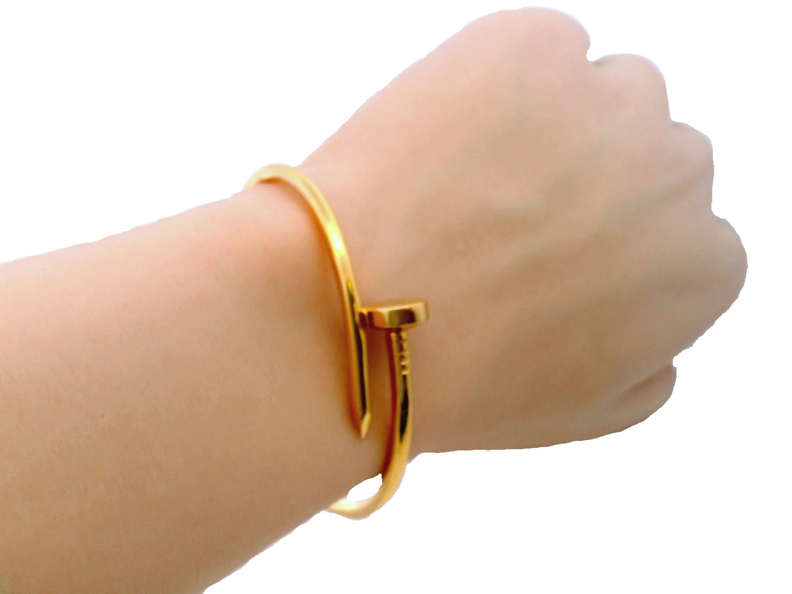 Cartier 18k Oro Amarillo Aldo Cipullo Cartier Uña Pulsera brazalete en venta 3