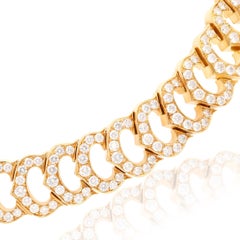 CARTIER 18K Yellow Gold and Diamond “C de Cartier” Choker