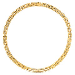 Cartier, 18k Gelbgold und Diamant 'Maillon Panthère' Halskette, 2000