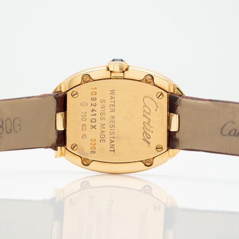 Moderne Cartier Baignoire en or jaune 18 carats, modèle W8000009
