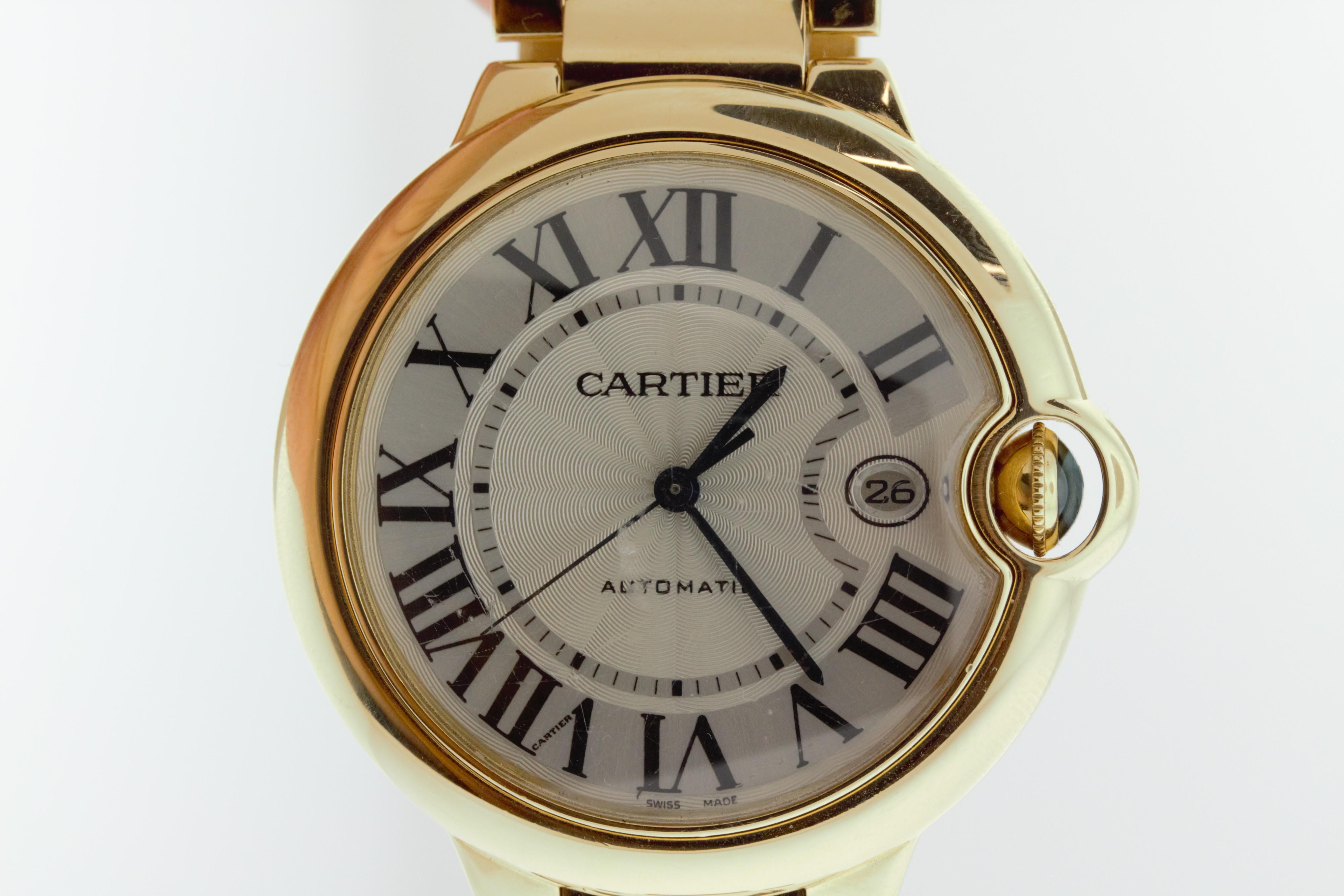Women's Cartier 18 Karat Yellow Gold Ballon Bleu Watch